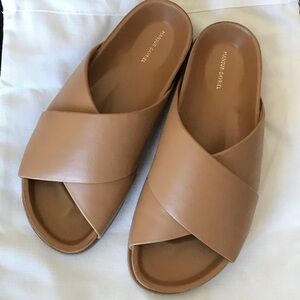 Mansur Gavriel Tan Leather Sandals